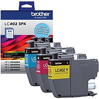 Brother Original Standard Yield Inkjet Ink Cartridge - Cyan, Magenta, Yellow - 3 Pack Inkjet - Standard Yield - 3 Pack (LC4023PKS)