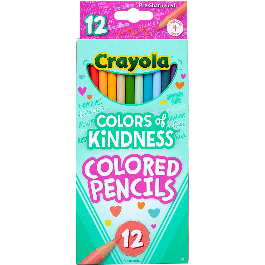 Crayola Colors of Kindness Pencils Assorted Lead - 12 / Pack (682114)