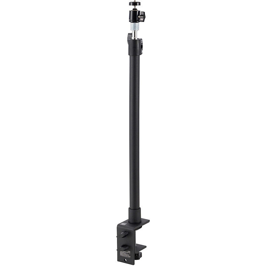 Kensington A1000 Clamp Mount for Microphone, Webcam, Lighting System, Telescope, Boom Arm - Black Height Adjustable - 1 Each (87654)