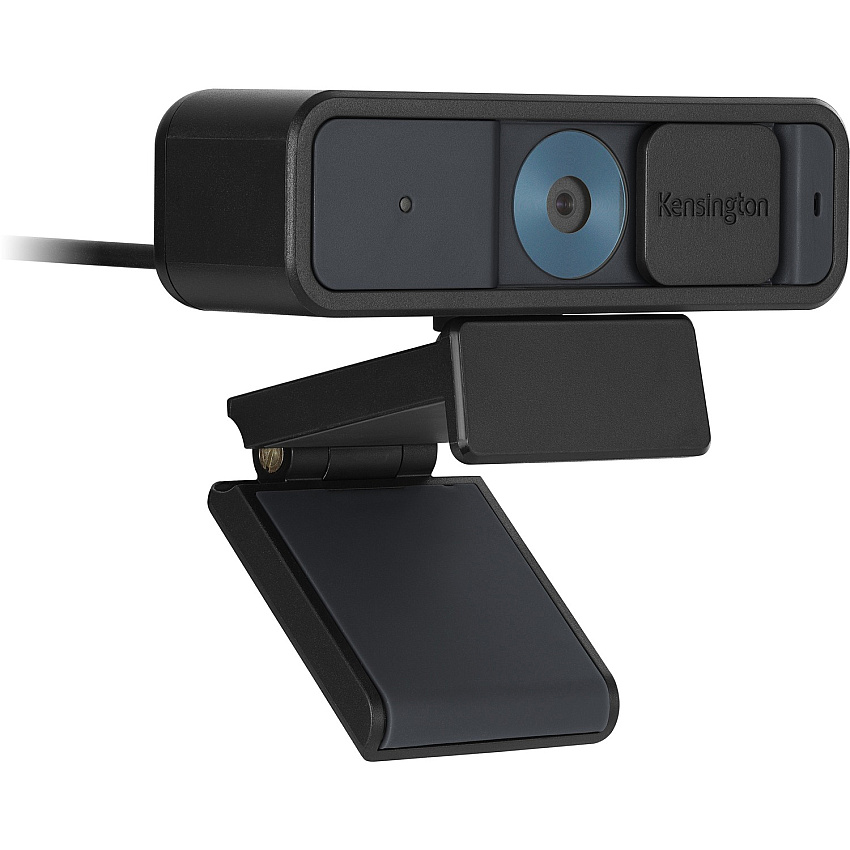 Kensington W2000 Webcam - 30 fps - Black - USB Type C - 1 Pack(s) 1920 x 1080 Video - Auto-focus - 360&deg; Angle - 2x Digital Zoom - Microphone - For Notebook, Computer (81175)