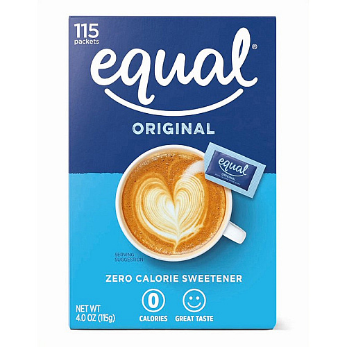 Equal Original Sweetener Packets 0.035 oz (1 g)/ - 115 / Box (10931)