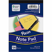 Pacon Note Pad 4