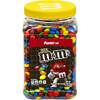 M&M's Plain Milk Chocolate Candies Milk Chocolate - 3.87 lb - 1 Carton (20900059)