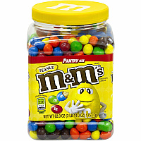 M&M's Peanut Chocolate Candies Milk Chocolate Peanut - 3.87 lb - 1 Carton (20900060)