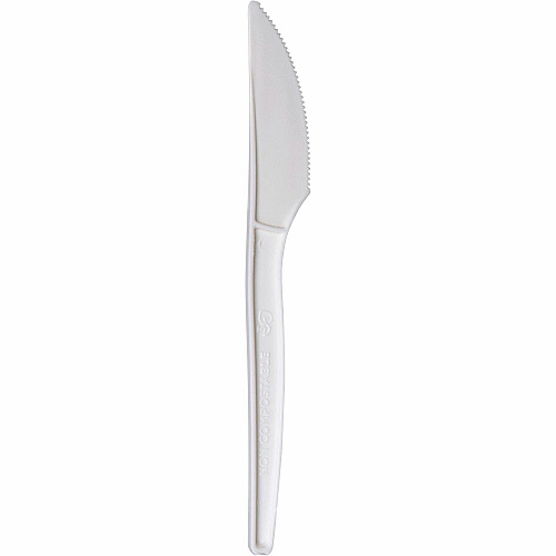 WNA 7" Plant Starch Knives 50 / Pack - 20/Pack - Knife - Breakroom - Beige (EPS001CT)