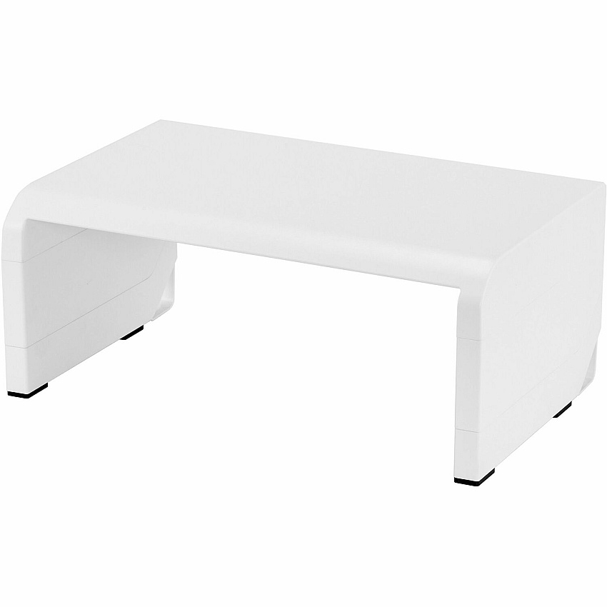 Stanley-Bostitch Adjustable Monitor Stand Up to 30" Screen Support - 25 lb Load Capacity - White (KTSTANDWHT)