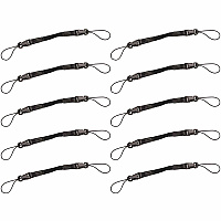 Ergodyne 3136 Scanner Adapter Straps Loop Attachment - Black - Polyester - 10 / Pack (19169)