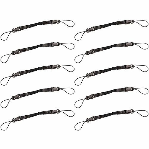 Ergodyne 3136 Scanner Adapter Straps Loop Attachment - Black - Polyester - 10 / Pack (19169)