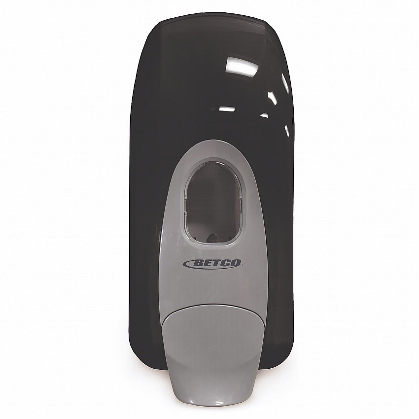 Betco Clario Manual Skin Care Foam Dispenser Manual - 1.06 quart Capacity - Hygienic, Site Window, Durable - Black - 12 / Carton (9254300)