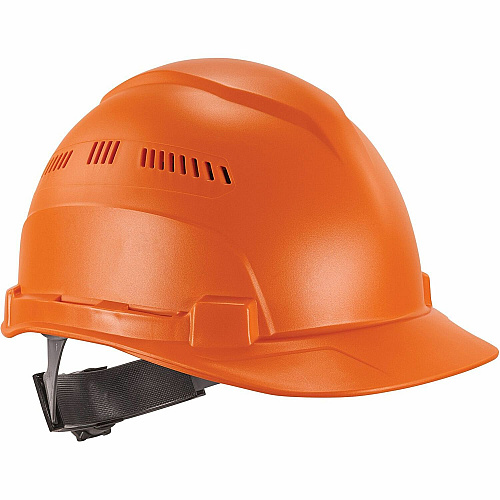 Ergodyne 8966 Lightweight Cap-Style Hard Hat Recommended for: Head, Construction, Oil & Gas, Forestry, Mining, Utility, Industrial - Sun, Rain Protection - Strap Closure - High-density Polyethylene (HDPE) - Orange - Lightweight, Cap Style, Adjusta (60270)