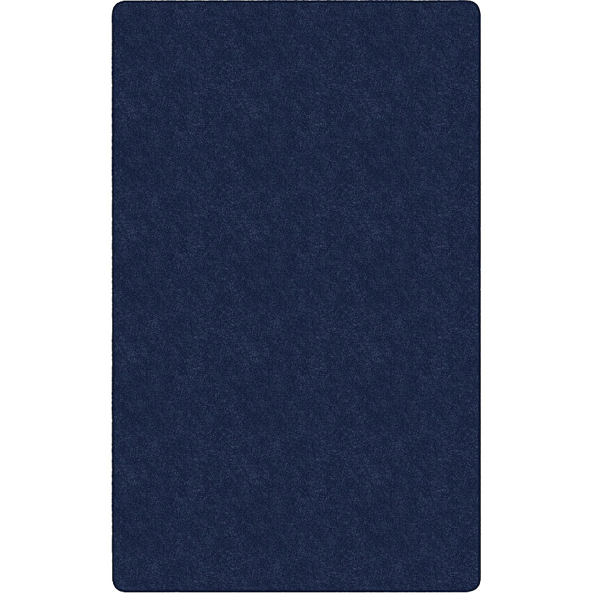 Flagship Carpets Amerisoft Solid Color Rug 18 ft Length x 12 ft Width - Rectangle - Navy Blue - Nylon, Polyester - 1 Each (TS80NY)