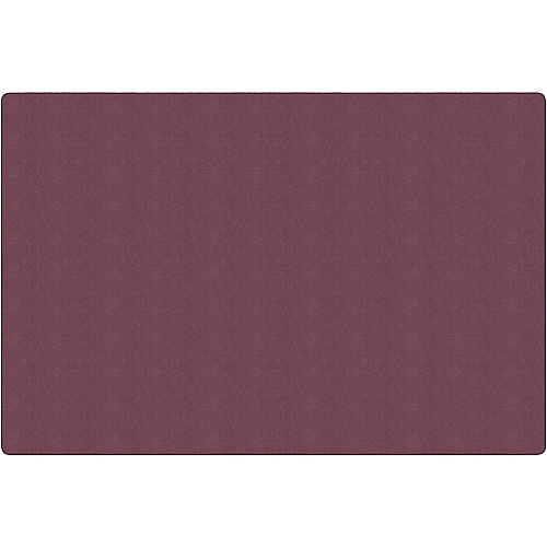 Flagship Carpets Amerisoft Solid Color Rug 18 ft Length x 12 ft Width - Rectangle - Plum - Nylon, Polyester - 1 Each (TS80PL)