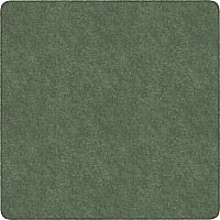 Flagship Carpets Amerisoft Solid Color Rug 12 ft Length x 12 ft Width - Square - Sage Green - Nylon, Polyester - 1 Each (TS70SG)