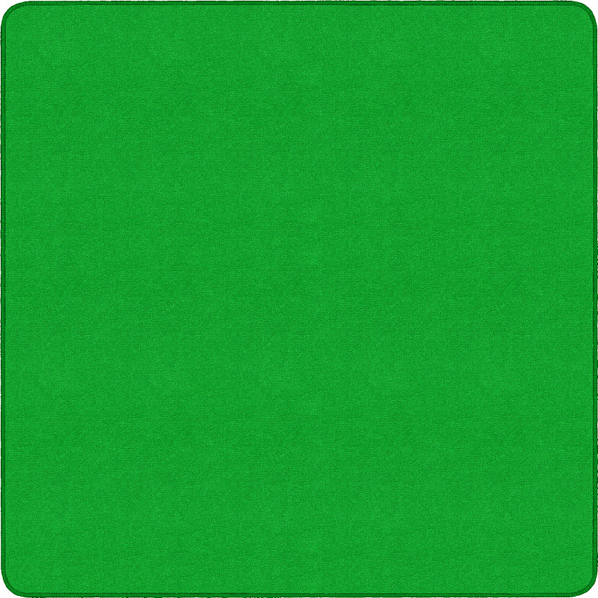 Flagship Carpets Ameristrong Solid Color Rug Floor Rug - Traditional - 72" Length x 72" Width - Square - Lime Green - Nylon - 1 Each (BS26LG)