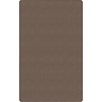 Flagship Carpets Americolors Solid Color Rug Floor Rug - Traditional - 72" Length x 48" Width - Rectangle - Almond - Nylon - 1 Each (BS22AL)