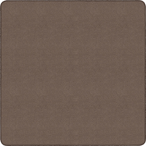 Flagship Carpets Ameristrong Solid Color Rug Floor Rug - Traditional - 72" Length x 72" Width - Square - Almond - Nylon - 1 Each (BS26AL)