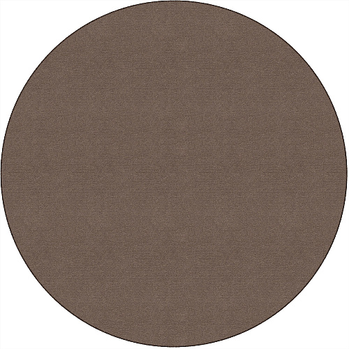 Flagship Carpets Ameristrong Solid Color Rug Floor Rug - Traditional - 72" Diameter - Round - Almond - Nylon - 1 Each (BS27AL)