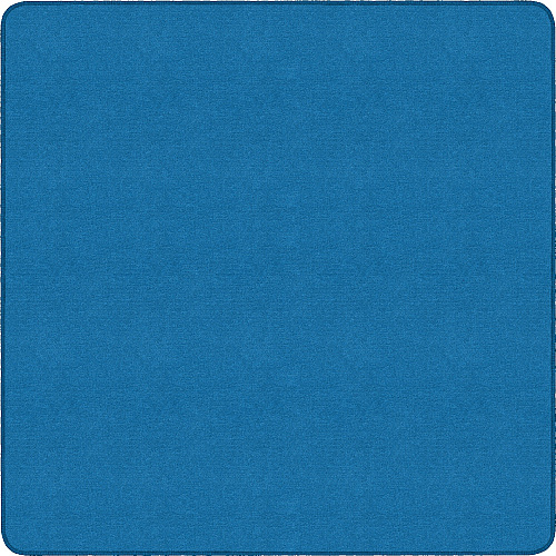 Flagship Carpets Ameristrong Solid Color Rug Floor Rug - Traditional - 12 ft Length x 12 ft Width - Square - Blue Bird - Fiber, Nylon - 1 Each (BS70BB)