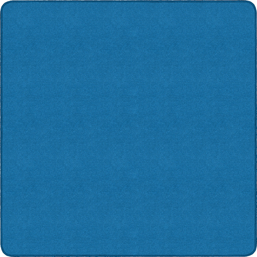 Flagship Carpets Ameristrong Solid Color Rug Floor Rug - Traditional - 12 ft Length x 12 ft Width - Square - Blue Bird - Fiber, Nylon - 1 Each (BS70BB)