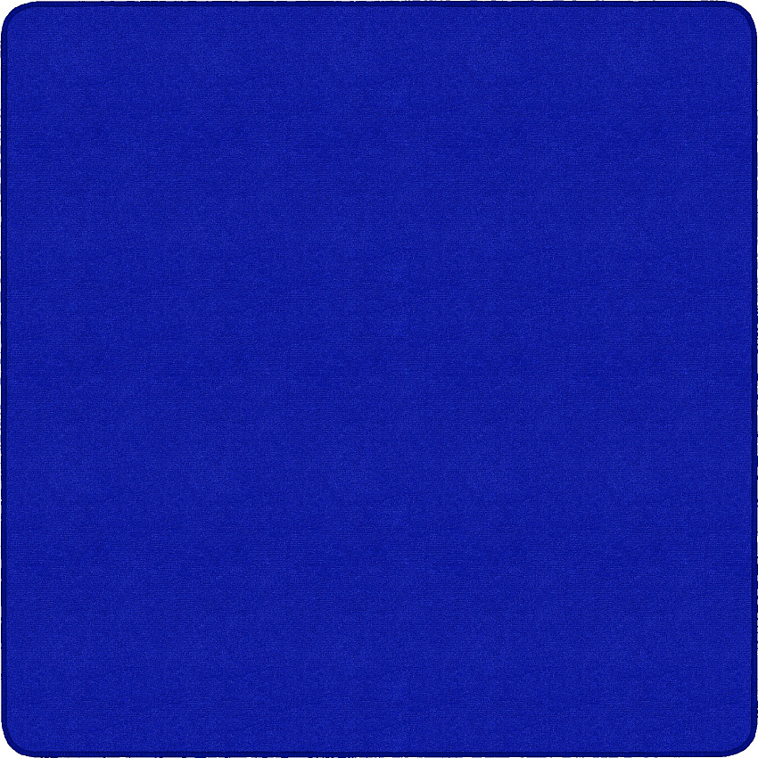 Flagship Carpets Ameristrong Solid Color Rug Floor Rug - Traditional - 12 ft Length x 12 ft Width - Square - Royal Blue - Fiber, Nylon - 1 Each (BS70RB)