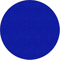 Flagship Carpets Ameristrong Solid Color Rug Floor Rug - Traditional - 72" Diameter - Round - Royal Blue - Nylon - 1 Each (BS27RB)
