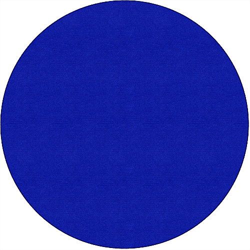 Flagship Carpets Ameristrong Solid Color Rug Floor Rug - Traditional - 72" Diameter - Round - Royal Blue - Nylon - 1 Each (BS27RB)