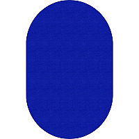 Flagship Carpets Ameristrong Solid Color Rug Floor Rug - Traditional - 91.20" Length x 12 ft Width - Oval - Royal Blue - Fiber, Nylon - 1 Each (BS45RB)