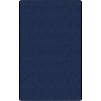 Flagship Carpets Americolors Solid Color Rug Floor Rug - Traditional - 72" Length x 48" Width - Rectangle - Navy - Nylon - 1 Each (BS22NY)