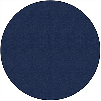 Flagship Carpets Ameristrong Solid Color Rug Floor Rug - Traditional - 72" Diameter - Round - Navy - Nylon - 1 Each (BS27NY)