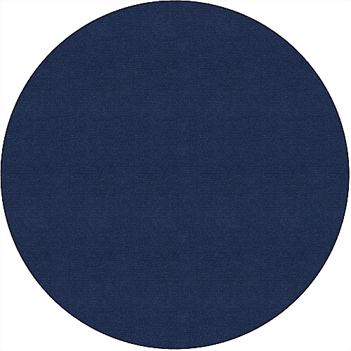 Flagship Carpets Ameristrong Solid Color Rug Floor Rug - Traditional - 72" Diameter - Round - Navy - Nylon - 1 Each (BS27NY)