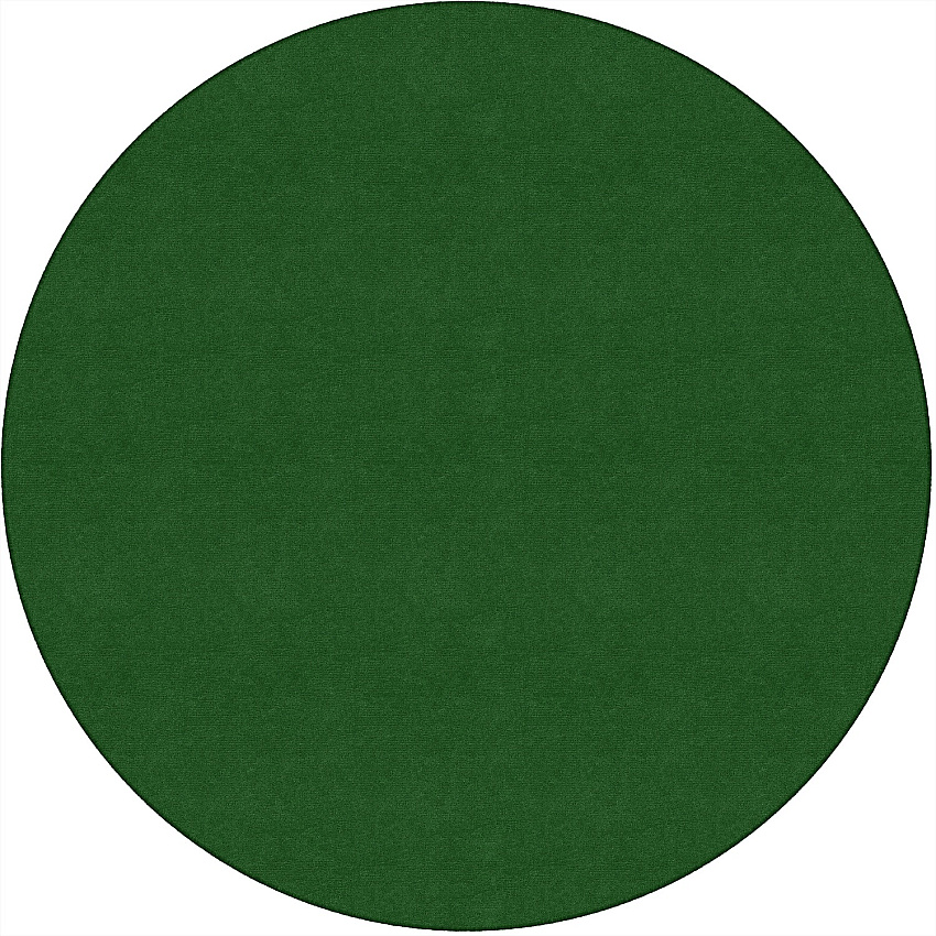 Flagship Carpets Ameristrong Solid Color Rug Floor Rug - Traditional - 72" Diameter - Round - Clover - Nylon - 1 Each (BS27CL)