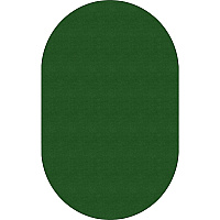 Flagship Carpets Ameristrong Solid Color Rug Floor Rug - Traditional - 91.20" Length x 12 ft Width - Oval - Clover - Fiber, Nylon - 1 Each (BS45CL)