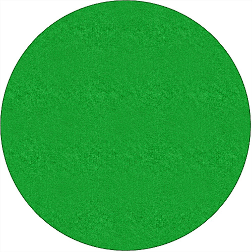 Flagship Carpets Classic Solid Color 6' Round Rug Floor Rug - Traditional - 72" Diameter - Round - Lime Green - Nylon, Yarn - 1 Each (AS27LG)