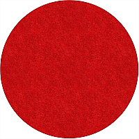 Flagship Carpets Amerisoft Solid Color Rug 72" Diameter - Round - Classic Red - Nylon, Polyester - 1 Each (TS27RR)