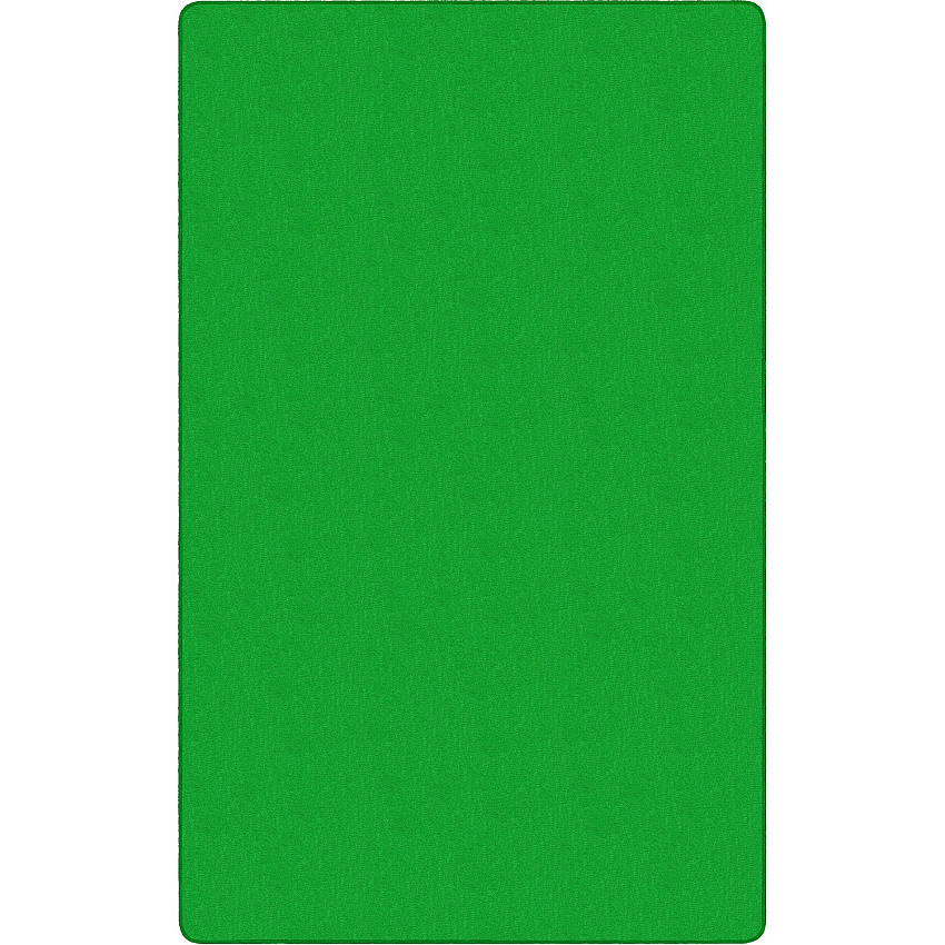 Flagship Carpets Americolors Solid Color Rug Floor Rug - Traditional - 72" Length x 48" Width - Rectangle - Lime Green - Nylon, Yarn - 1 Each (AS22LG)