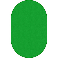 Flagship Carpets Classic Solid Color 12' Oval Rug Floor Rug - Traditional - 12 ft Length x 90" Width - Oval - Lime Green - Nylon, Yarn - 1 Each (AS45LG)