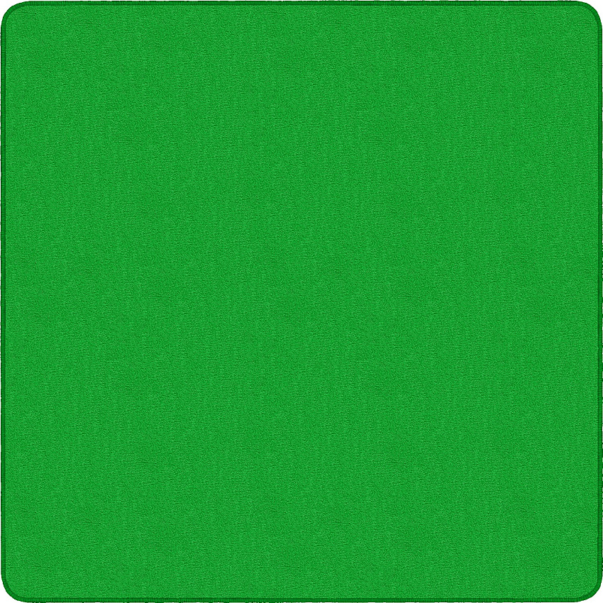 Flagship Carpets Classic Solid Color 12' Square Rug Floor Rug - Traditional - 12 ft Length x 12 ft Width - Square - Lime Green - Nylon, Yarn - 1 Each (AS70LG)