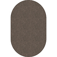 Flagship Carpets Amerisoft Solid Color Rug 12 ft Length x 90" Width - Oval - Wheat - Nylon, Polyester - 1 Each (TS45WT)