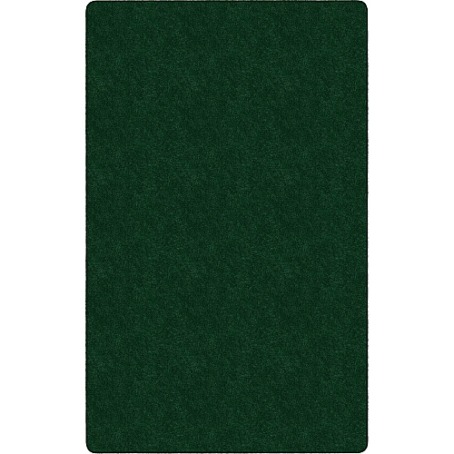 Flagship Carpets Amerisoft Solid Color Rug 48" Length x 72" Width - Rectangle - Emerald Green - Polyester, Nylon - 1 Each (TS22EG)
