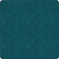 Flagship Carpets Amerisoft Solid Color Rug 72" Length x 72" Width - Square - Marine Blue - Polyester, Nylon - 1 Each (TS26MB)
