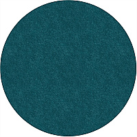 Flagship Carpets Amerisoft Solid Color Rug 72" Diameter - Round - Marine Blue - Nylon, Polyester - 1 Each (TS27MB)