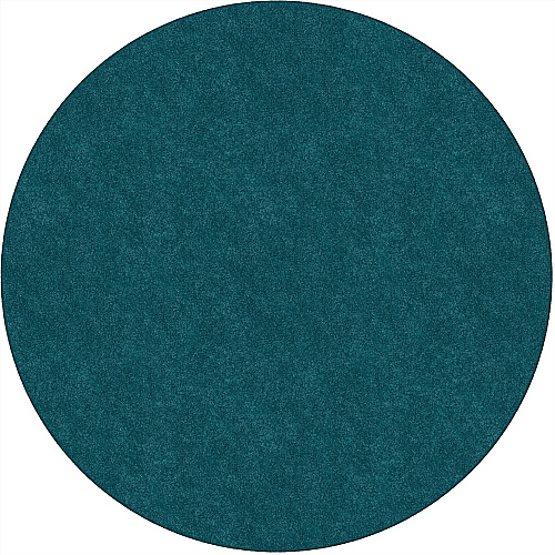 Flagship Carpets Amerisoft Solid Color Rug 72" Diameter - Round - Marine Blue - Nylon, Polyester - 1 Each (TS27MB)