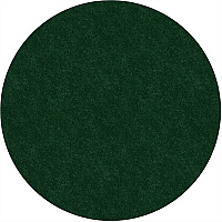 Flagship Carpets Amerisoft Solid Color Rug 72" Diameter - Round - Emerald Green - Nylon, Polyester - 1 Each (TS27EG)