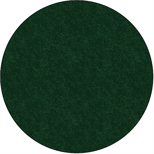 Flagship Carpets Amerisoft Solid Color Rug 72" Diameter - Round - Emerald Green - Nylon, Polyester - 1 Each (TS27EG)