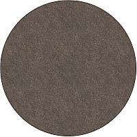 Flagship Carpets Amerisoft Solid Color Rug 72" Diameter - Round - Wheat - Nylon, Polyester - 1 Each (TS27WT)