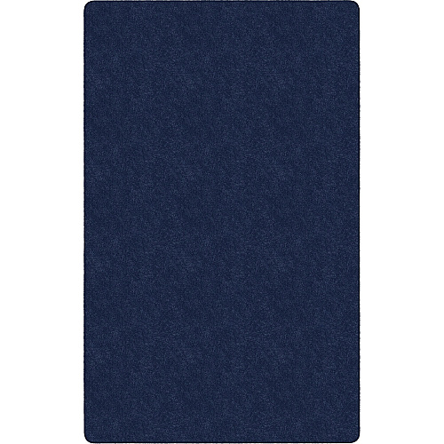 Flagship Carpets Amerisoft Solid Color Rug 12 ft Length x 90" Width - Rectangle - Navy Blue - Nylon, Polyester - 1 Each (TS44NY)