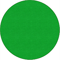 Flagship Carpets Ameristrong Solid Color Rug Floor Rug - Traditional - 72" Diameter - Round - Lime Green - Nylon - 1 Each (BS27LG)