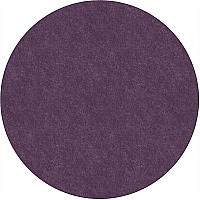 Flagship Carpets Amerisoft Solid Color Rug 72" Diameter - Round - Purple - Nylon, Polyester - 1 Each (TS27PP)