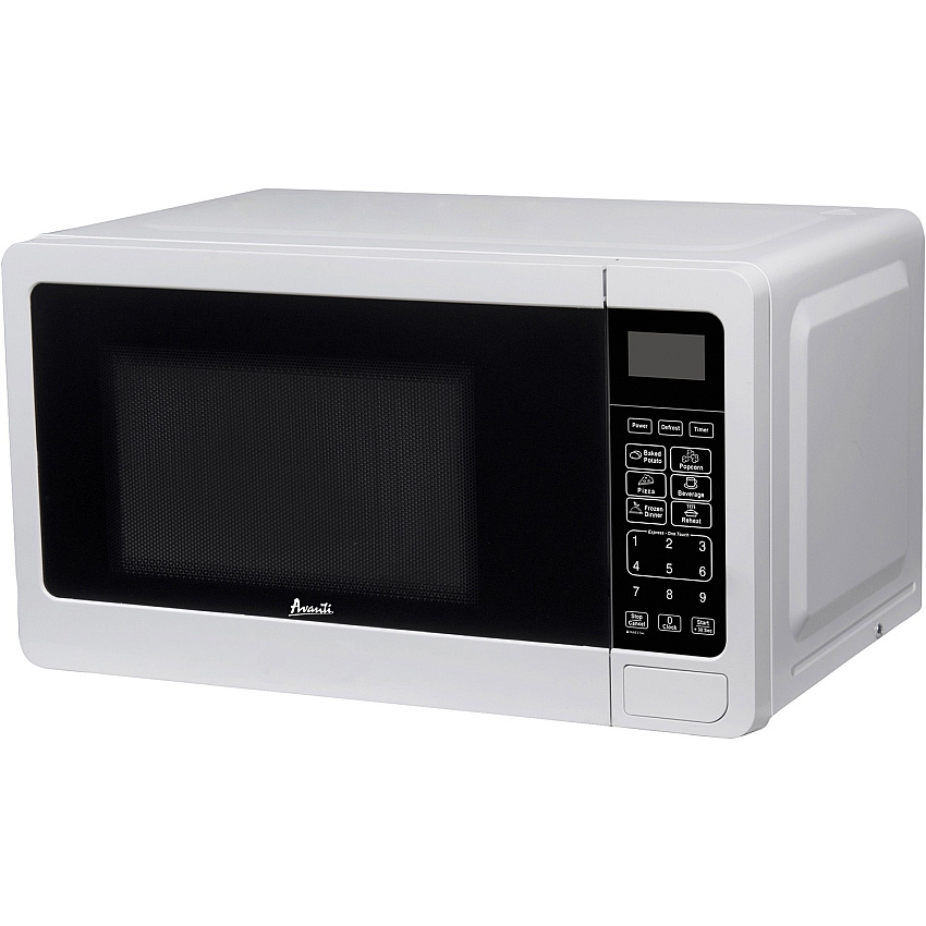Avanti Countertop Microwave Oven 0.7 ft³ Capacity - Microwave - 9 Power Levels - 9.80" Turntable - Countertop - White (MT7V0W)