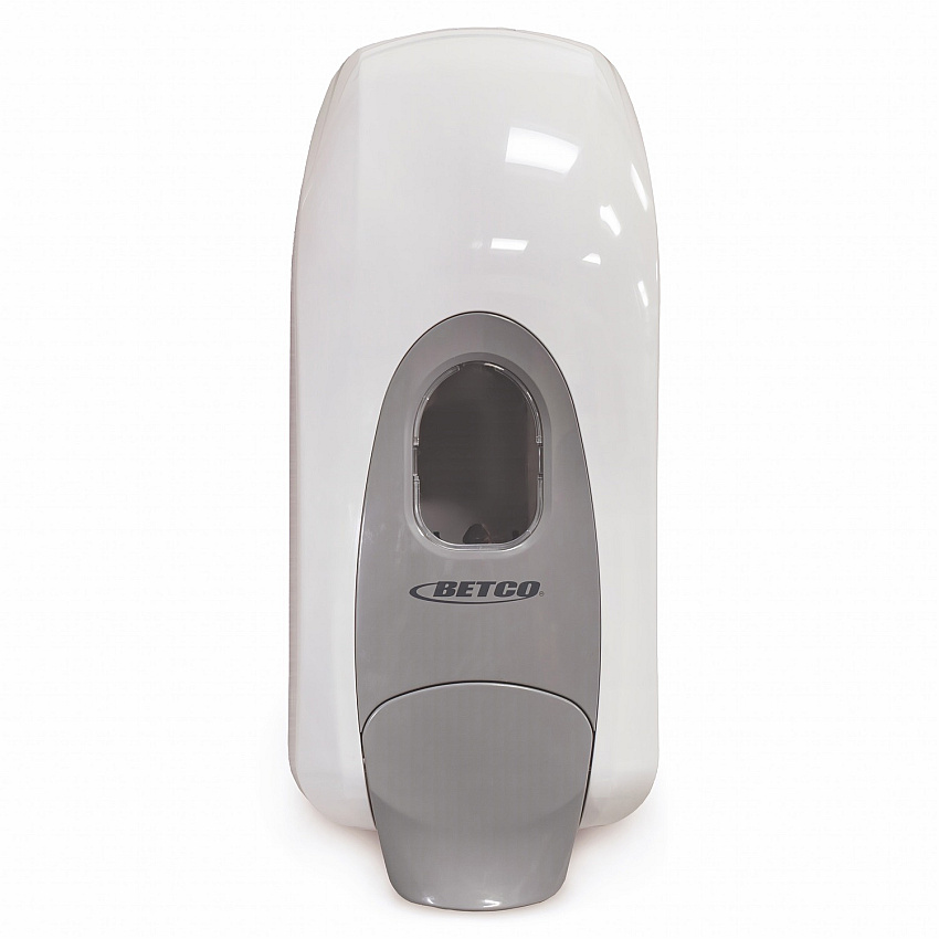 Betco Clario Manual Skin Care Foam Dispenser Manual - 1.06 quart Capacity - Hygienic, Refillable, Site Window, Durable - White - 12 / Carton (9254200)